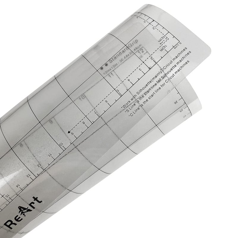 ReArt Standard Grip Cutting Mat for Silhouette Cameo 4/3/2/1-4 Packs 12" x 12" Adhesive Cut Mat Replacement Set Matts Vinyl Craft - Image 4